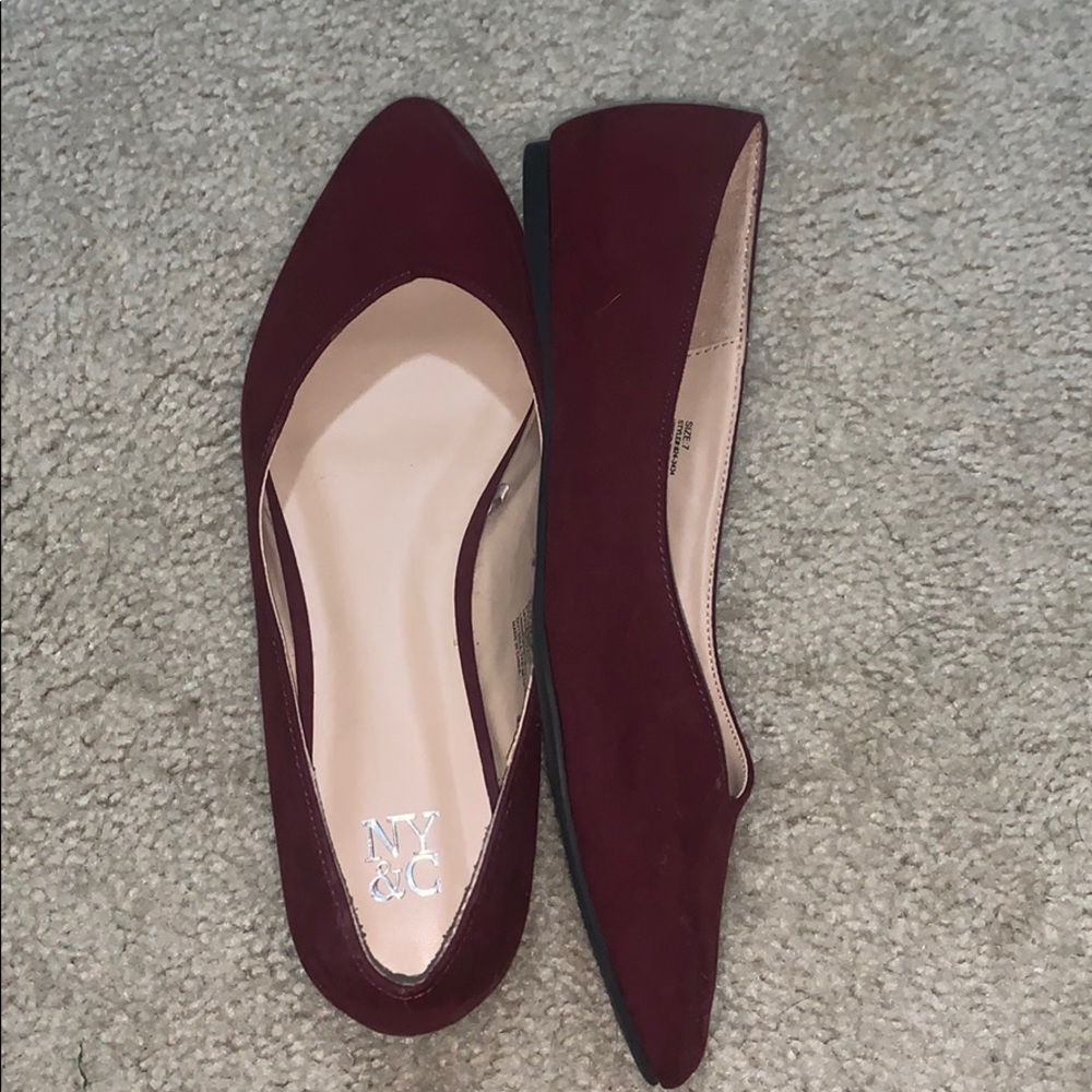 NY&C maroon flats